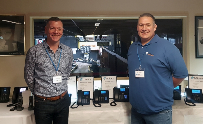 Justin Blaine (left) and Paul White of NTA