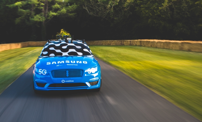 First remotely controlled 5G car